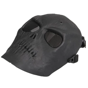 Маска-шлем RESTEQ для страйкбола черная