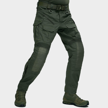 Тактические штаны UATAC Gen 5.4 Olive (Олива) с наколенниками L
