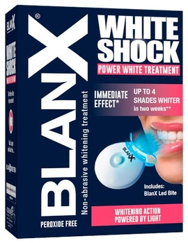 Pasta do zębów BlanX White Shock Treatment + aktywator Led Bite 50 ml (8017331055427)