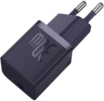 Зарядний пристрій для телефону Baseus 30W USB Type-C Purple (CCGN070705)