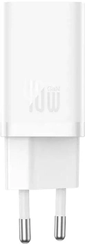 Ładowarka do telefonu Baseus 40W USB Type-C White (CCGP180102)