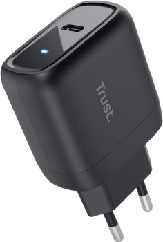 Зарядний пристрій для телефону Trust 45W USB/USB Type-C MAXO (8713439248166)