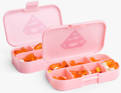 Органайзер для таблеток Smart Shake Pill Box organizer Dc 2 pack Supergirl  