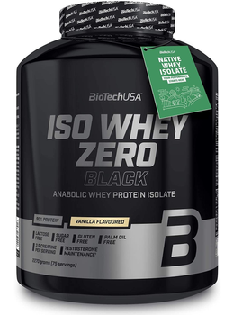 Протеїн Biotech ISO Whey Zero Black 2270 г Ваніль (5999076251414)