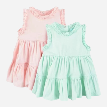 Komplet letnich sukienek dziecięcych dziewcięcych 2 szt Cool Club CCG2403238-00 86 cm Wielokolorowy (5903977349927)