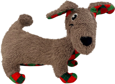 Zabawka dla psów Kong Holiday Pupsqueaks Tucker 22 cm Brown (0035585499451)