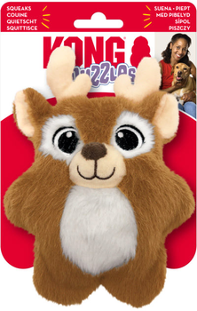 Zabawka dla psów Kong Holiday Snuzzles Reindeer Small Brown (0035585499406)