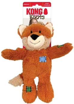 Zabawka dla psów Kong Wild Knots Fox Squeak Toy 11 cm Orange (0035585509389)