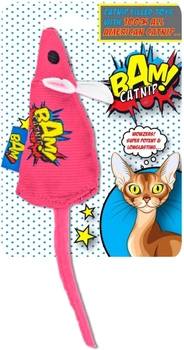 Іграшка для котів із котячою м'ятою Bam! Toy with Catnip Mouse 10 см Pink (5033190060870)