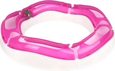 Інтерактивна іграшка для котів Flamingo Activity Moggy Ball Tunnel 39 x 39 x 7.7 см Pink (5400585118575)