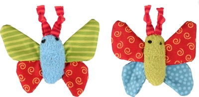 Набір іграшок для котів Flamingo Yowly Butterflies 2 шт 9 см Multicolour (5400585133752)