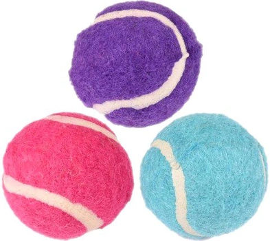 Zestaw piłek dla kotów Flamingo s Balls Winta 4 cm 3 szt Multicolour (5400585093001)