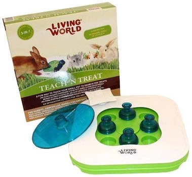 Игрушка для кролика Living World 3 In 1 Teach'N Treat Small Animals 15 см Multicolour (0080605609600)