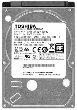 Жесткий диск Toshiba 2.5 1Tb (MQ01ABD100) FR - Refurbished