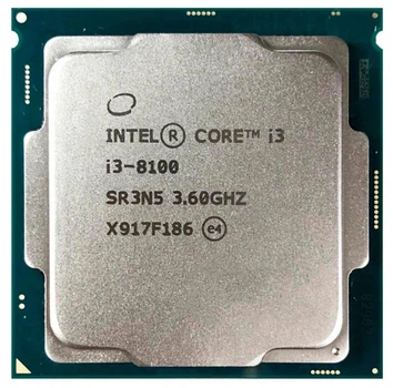 Процесор Intel Core i3 8100 (BX80684I38100) (Socket 1151 v2, 4T, 3.6 ГГц, Box) Б/в