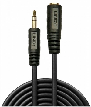 Kabel Lindy 3.5 mm 3-pin jack 3 m Black (4002888356534)