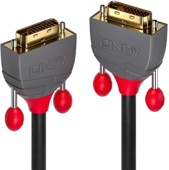 Kabel Lindy Anthra Line DVI-D - DVI-D 2 m Black (4002888362221)