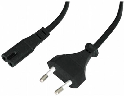 Kabel Lindy Power Euro - IEC-C7 5 m Black (4002888304238)