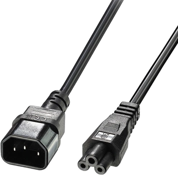 Kabel Lindy Power IEC-C14 - IEC-C7 2 m Black (4002888303415)