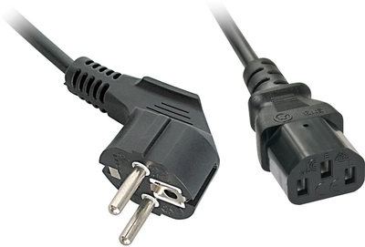 Kabel Lindy Power Schuko - IEC-C13 5 m Black (4002888303378)