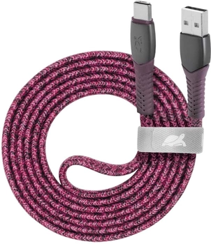 Kabel Rivacase USB Type-C - USB Type-A RD12 1.2 m Red (PS6102RD12)