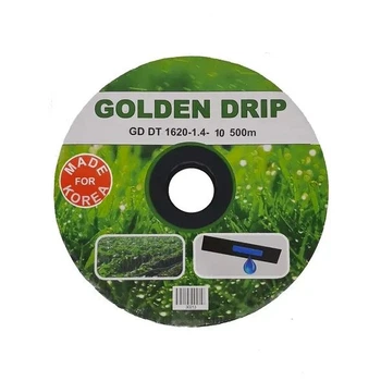 Капельна стрічка GOLDEN DRIP 8 mil, крок 10 см, 500 м