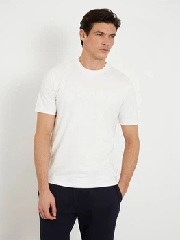 Футболка хлопковая мужская Guess Z2YI11-J1314-SCFY L Белая (7622078535456)