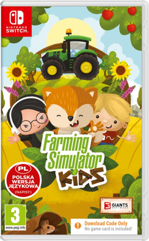 Gra Nintendo Switch Farming Simulator Kids (Klucz elektroniczny) (4064635420301)
