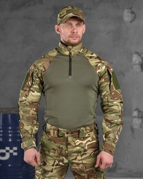 Тактичний костюм 4в1 штани+убакс+куртка+кепка L мультикам (85804)