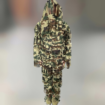 Маскировочный костюм Кикимора (Geely), Woodland, размер L-XL до 100 кг, костюм разведчика, маскхалат кикимора