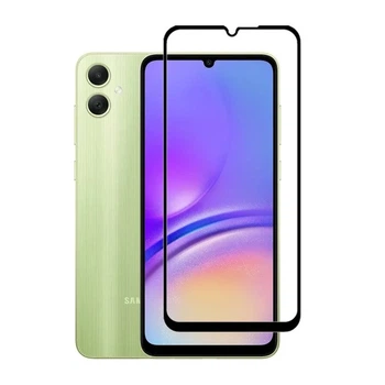 Защитное стекло LUX для Samsung Galaxy A05 (A055) полная проклейка черный
