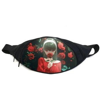 Поясная сумка бананка Семья шпиона Spy × Family (GB SF05) Gear Bag черная