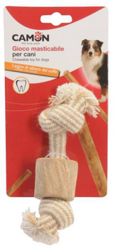 Іграшка для собак Camon Coffee Tree with Rope 20 см (8019808226910)