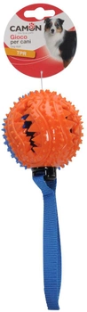 Іграшка для собак Camon М'яч із шипами та ручкою 23 см (8019808225623)