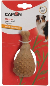 Іграшка для собак Camon Бамбукова кістка Куряча ніжка 11 см (8019808223063)