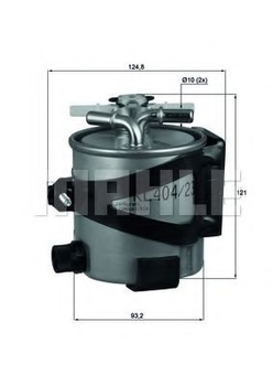 Фильтр топливный Knecht KLH44/22 MAHLE (KLH4422)