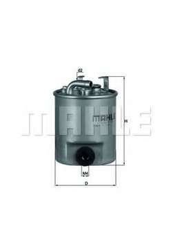 Фильтр топливный Knecht KL195 MAHLE (KL195)