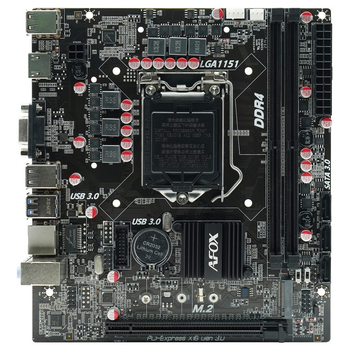 Материнська плата AFOX IB250-MA4 s1151 B250 2xDDR4 D-Sub HDMI mATX