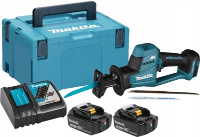 Пила сабельная аккумуляторная Makita DJR189RTJ (22 мм, 3100 мин-1, BL, LXT)
