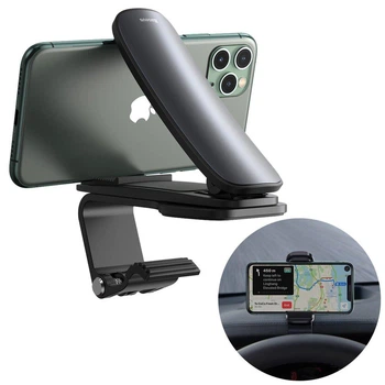 Держатель для телефона в машину Baseus Big Mouth Pro Car Mount (4"-6,7"). Black