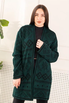 Fashions • Кардиган женскии Рута Fashions 44-54 бутылка (4233-гу)