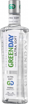 Горілка Green Day Ultra Soft 0.7 л 40% (4820024229951)