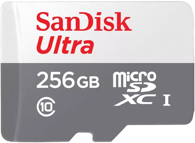 Карта пам'яті SanDisk microSDXC Ultra 256GB Class 10 (SDSQUNR-256G-GN6TA)