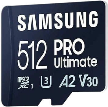 Karta pamięci Samsung PRO Ultimate microSDXC 512GB + adapter USB (8806094957242)