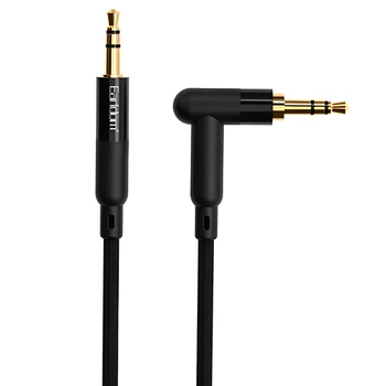 Кабель Earldom ET-AUX49 AUX (1M) подовжувач 3.5 мм (mini-Jack) - 3.5 мм (mini-Jack) для комп'ютерів, телевізорів, мобільних телефонів, планшетів Чорний