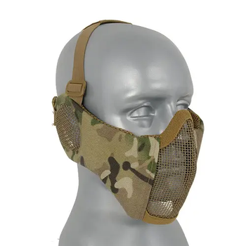Захисна сітчаста маска на пів обличчя, маска для пейнтболу та страйкболу Pixel UKR