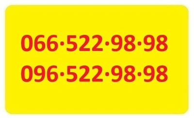 Пара 522-98-98 одинаковые номера Водафон и Киевстар