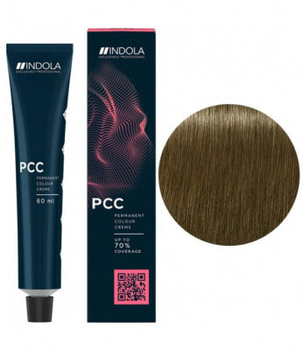 Farba do włosów bez utleniacza Indola Permanent Caring Color Pixel 8.18 Light Blonde Ash Chocolate 60 ml (4045787698459)