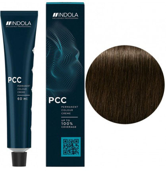 Farba do włosów bez utleniacza Indola Permanent Caring Color Pixel 5.0 Light Brown Natural 60 ml (4045787701517)
