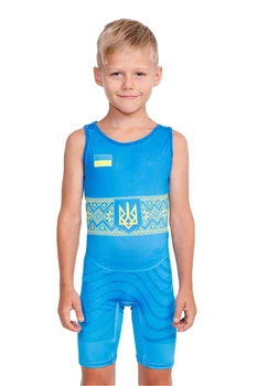 Трико BERSERK SPORT Wrestler UKR 3XS blue (SI1581B)